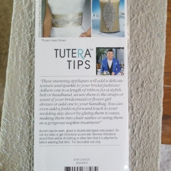 David Tutera beaded applique - Picture 3 of 3